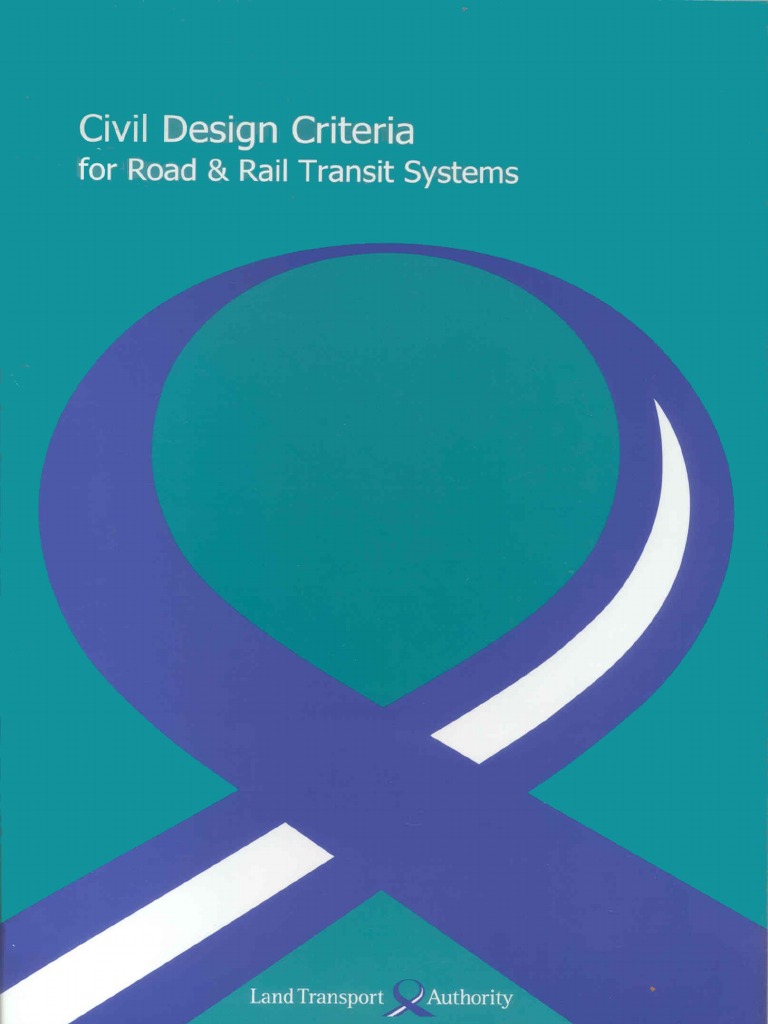 LTA Civil Standards Civil Design Criteria PDF Track Rail 