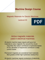 Lecture9 - Magnetic Materials for Electric Machines