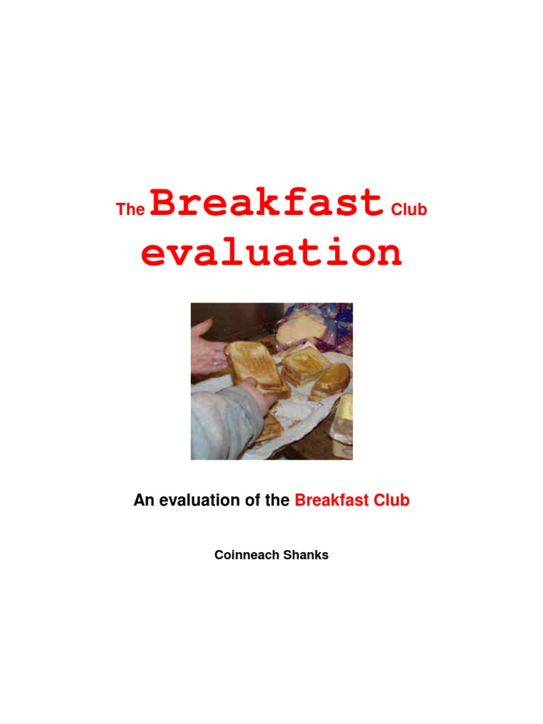 Breakfast Club Evaluation Report | PDF | Child Care | Relationships