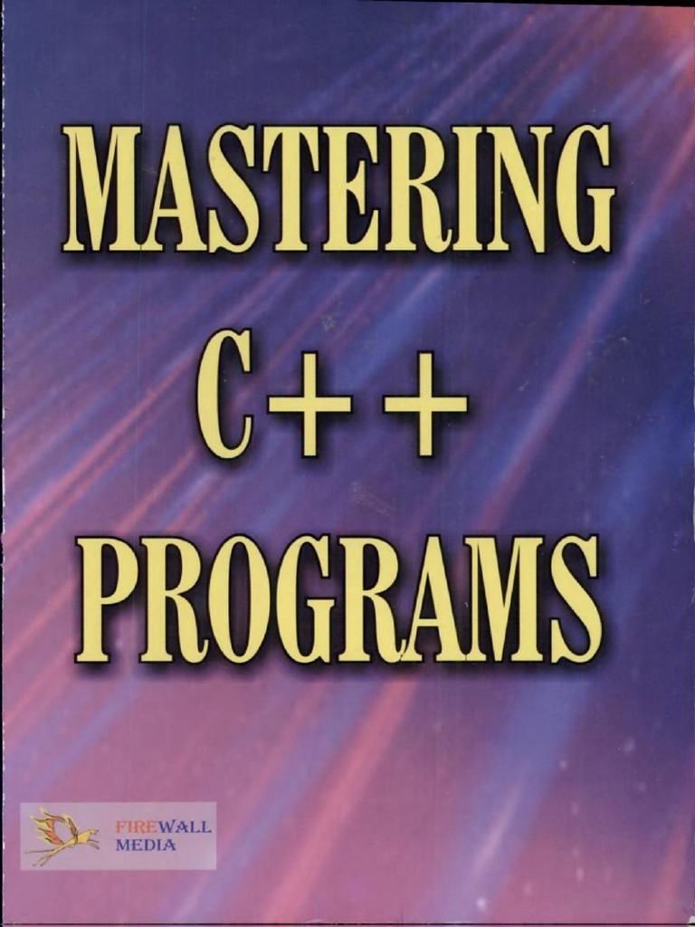 Mastering C++ Programs Preview | PDF