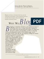 Why We Blog