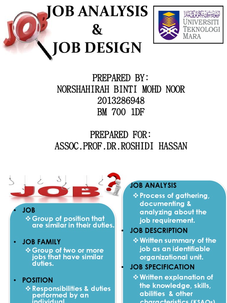 Job Analysis & Job Design | PDF | Employment | Recruitment