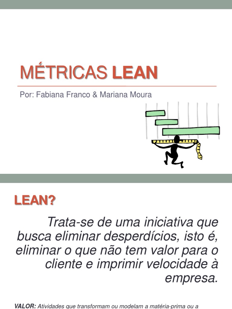 Métricas lean | PDF | Seis Sigma | Tempo