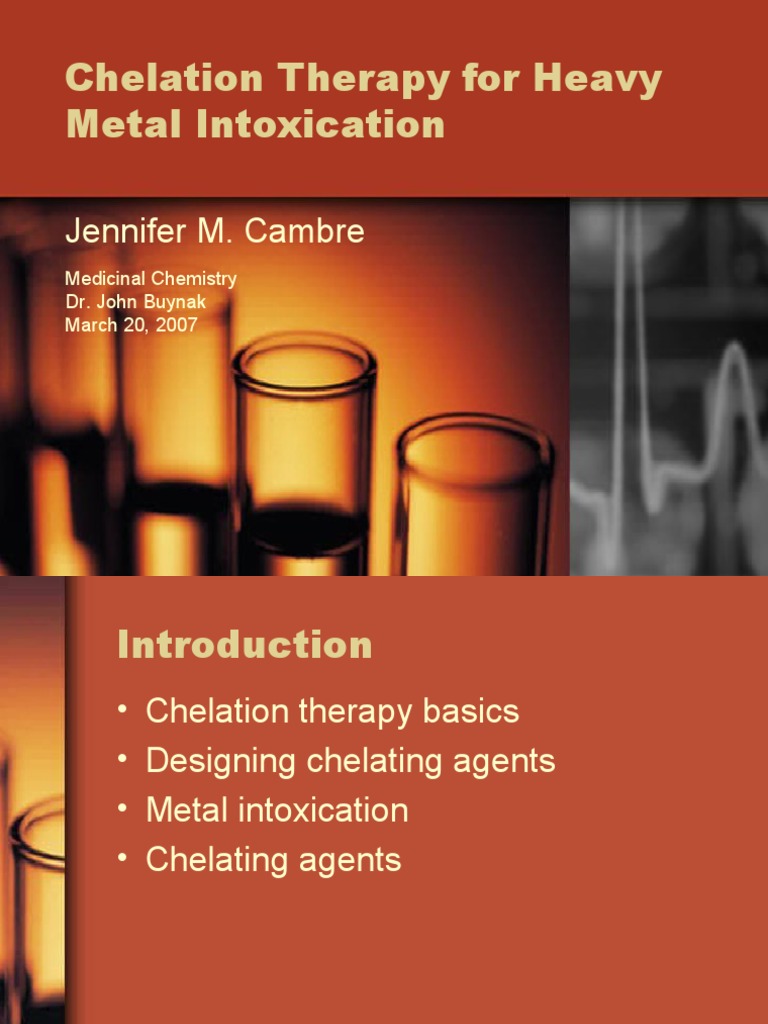 Chelation Therapy Presentation Web | PDF | Chelation ...