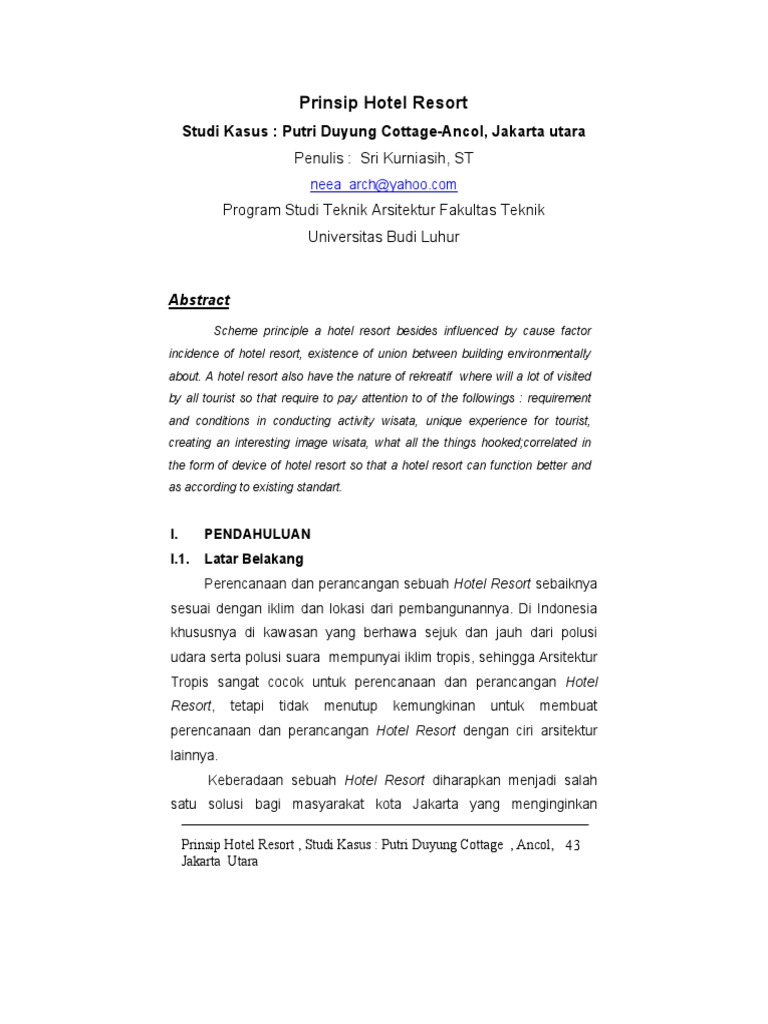 Laporan Hotel | PDF