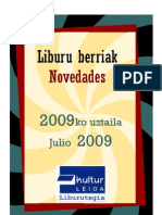 2009ko Uztaila - Julio 2009