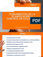 Hurtado, A. (2012) Tema 2 Fundamentos de La Planificación y Control de Utilidades