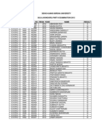 Sidho-Kanho-Birsha University B.B.A (Honours) Part-Ii Examination 2013