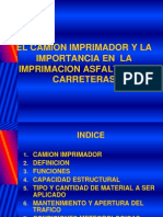 Camion Imprimador y Imprimacion Asfaltica en Carretras