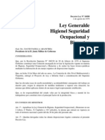 Ley General de Higiene Seguridad Ocupacional y Bienestar Es