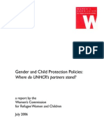 WomensCommission__Gender and Child Protection Policies
