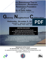 Gateway Neighborhood Collaborative Launch in Perth Amboy, NJ