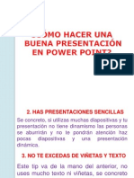 Pasos Para Una Buena Presentasion