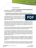 Ence certifica por FSC® la Gestión Forestal Sostenible de 26.769 hectáreas de su patrimonio