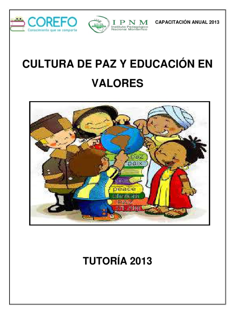 Educación para la Paz y Valores | PDF | Naciones Unidas | Relaciones ...