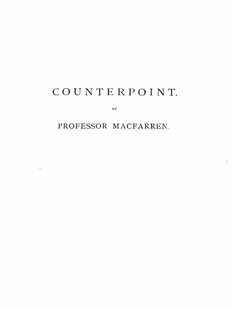 Counterpoint | PDF