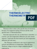 Thermo Electricity