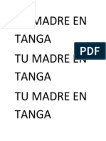 Tu Madre en Tanga