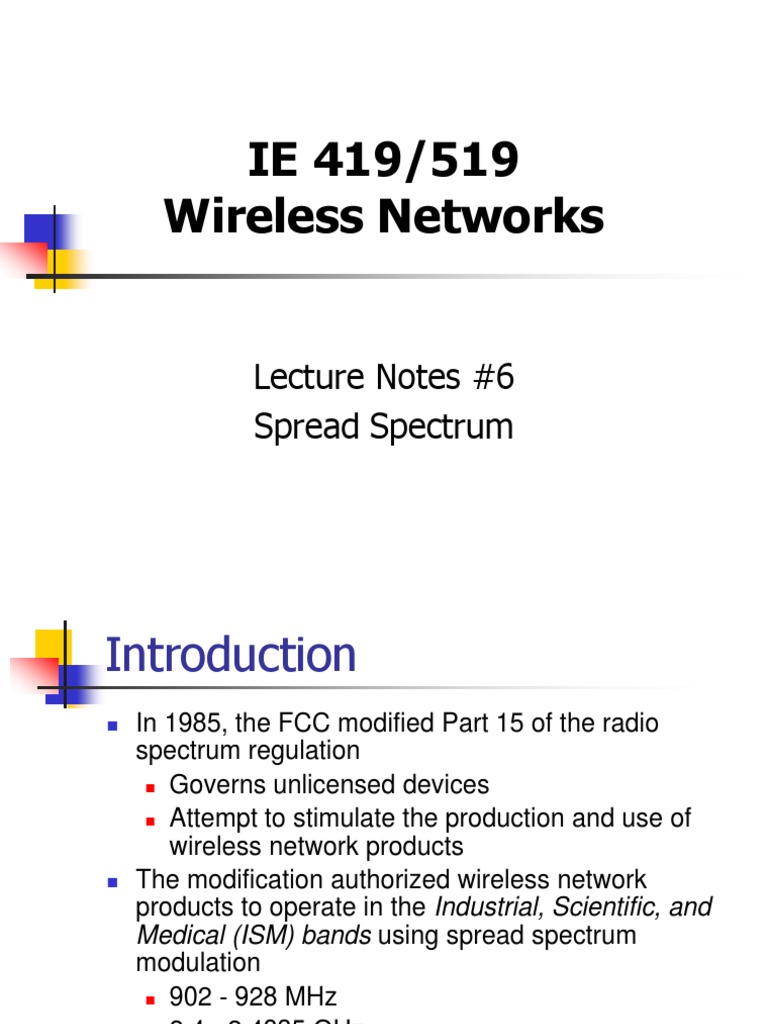 Understanding Spread Spectrum Techniques | PDF