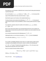 Covariance: A Little Introduction