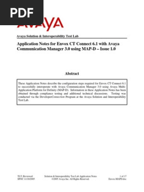 Envox Mapd Port Computer Networking Operating System