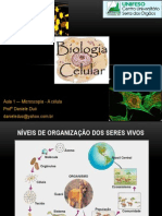 Aula 1 Microscopia e a descoberta da célula