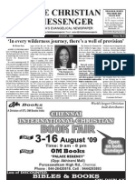 August '09 Edition: 'The Christian Messenger' Newspaper