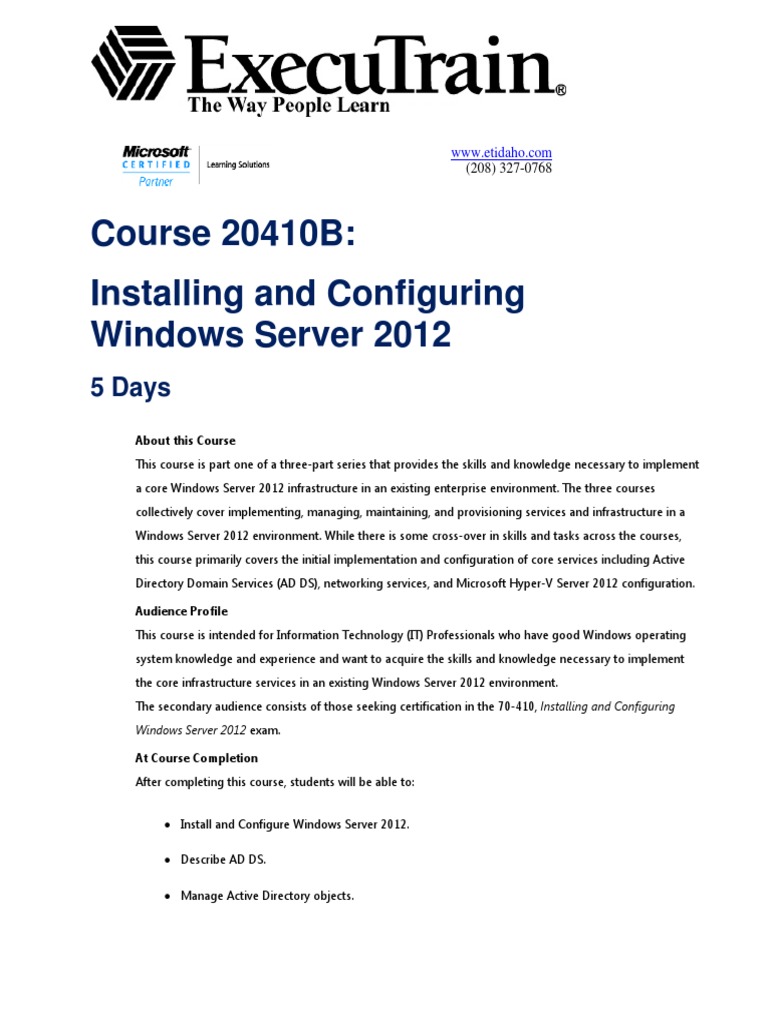 20410 | PDF | Active Directory | Group Policy