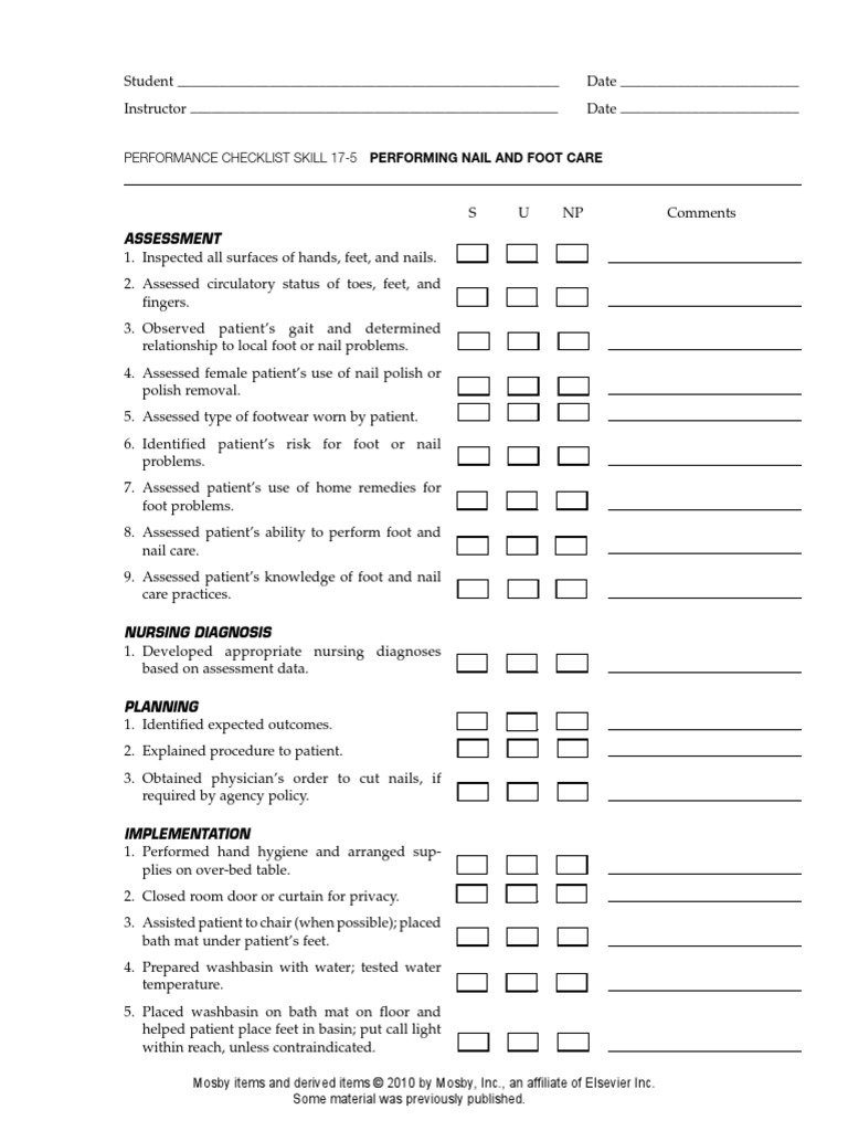 Nail and Foot Care PDF Nail (Anatomy) Patient