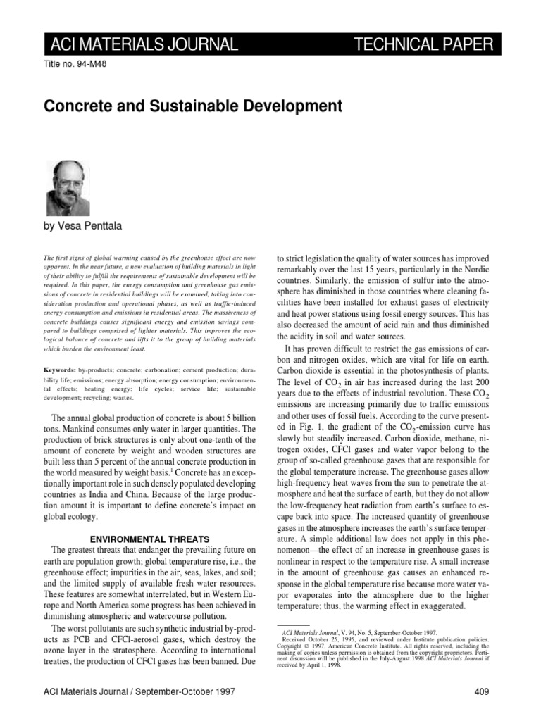 04 - Concrete and Sustainable Development | PDF