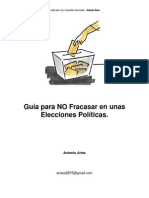 Guía para NO Fracasar en unas Elecciones Políticas - Antonio Arias