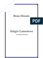 Bruno Miranda: Adagio Lamentoso