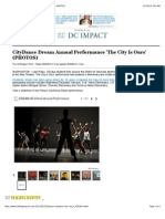 03-2012 - HUFF POST - CityDance Dream Annual Performance 'The City Is Ours'