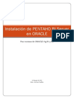 Instalación de Pentaho BI Server en ORACLE