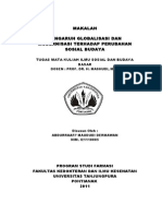 Download PengaruhGlobalisasiDanModernisasiTerhadapPerubahanSosibyAbdurraafiMaududiDermawanSN178545073 doc pdf