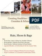 Central California Regional Obesity Prevention Project - Presentation To CCS Partnership Board October 2013