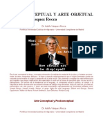 Adolfo Vásquez Rocca: ARTE CONCEPTUAL Y ARTE OBJETUAL