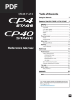 Yamaha CP4-CP40 - Reference Manual