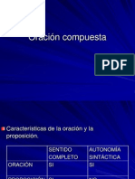 Oración compuesta