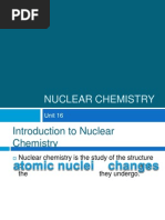 chemical vs nuclear reactions