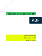 Ejercicio de Direccion Ip 2