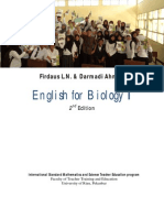 English For Biology I: Firdaus L.N. & Darmadi Ahmad