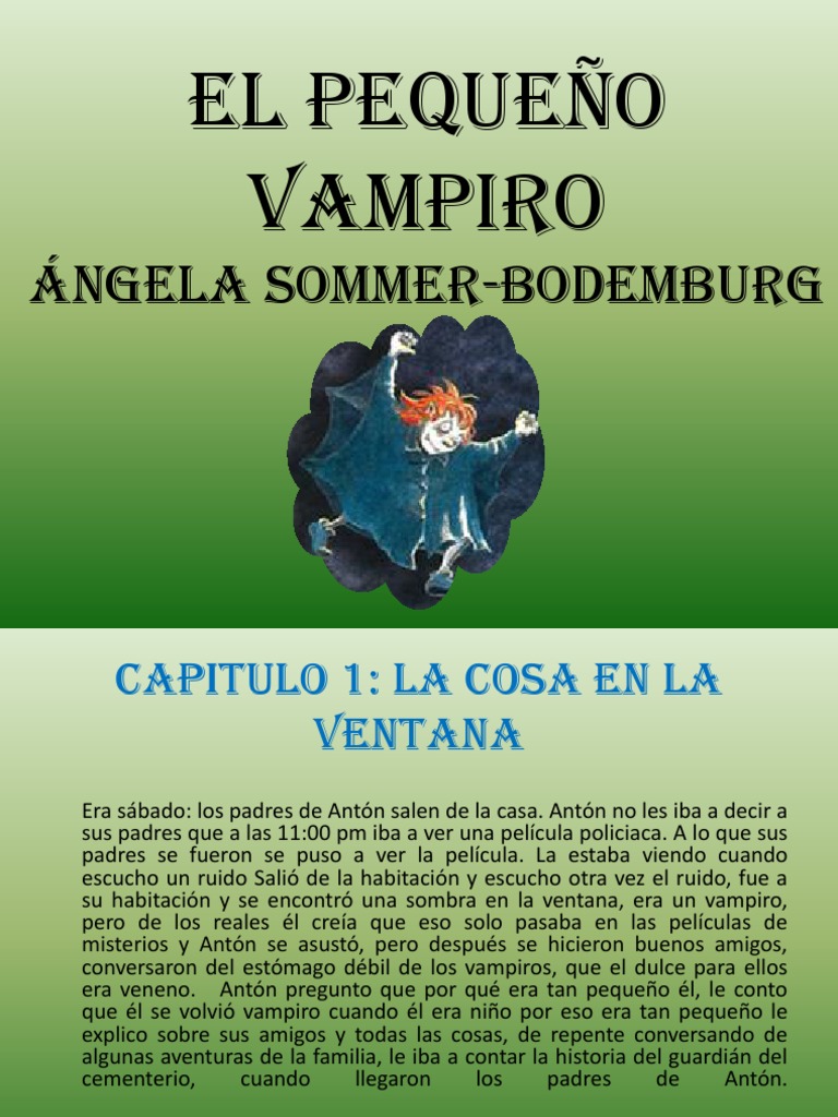 Resumen Pequeño Vampiro Ocio Ficción y literatura