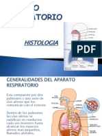 Histología pulmonar y vías respiratorias: estructura y función