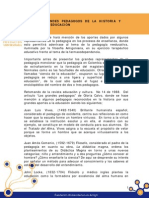 1.2 Los Grandes Pedagogos de La Historia Y Aportes A La Educación