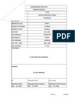 Hydro Test Format