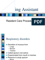 Nursing Assistant - Procedures