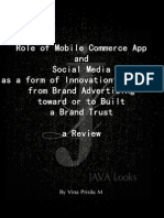 Role of Mobile Commerce App and Social Media as form of an Innovation Brand Advertising to built the Brand Trust . a literature review Ppt