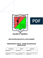 Elaboraciòn y ejecución del Presupuesto Anual de Ingresos y Egresos