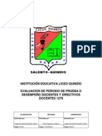 Evaluación de Período Prueba o Desempeño Docentes y Dir Docentes 1278